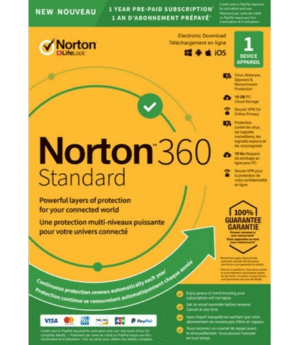 Norton 360 Standard – 1-Year / 1-Device – Canada