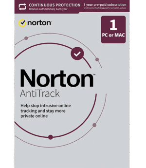 Norton AntiTrack – 1-Year / 1-PC or 1-Mac – Global
