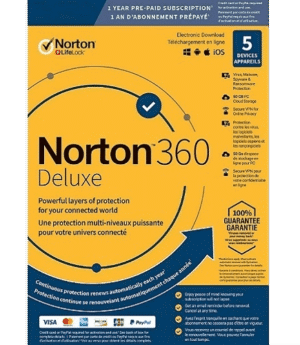 Norton 360 Deluxe Subscription -5-Devices